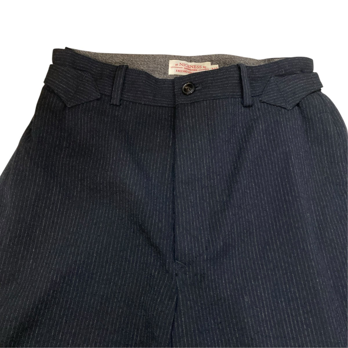 NICENESS BLAKEYストライプストライプパンツNN-T03F19 古着・中古-3枚目のアイテム画像