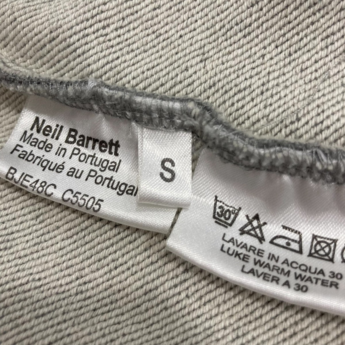 NEIL BARRETT ジップパーカーBJE48C 古着・中古-6枚目のアイテム画像
