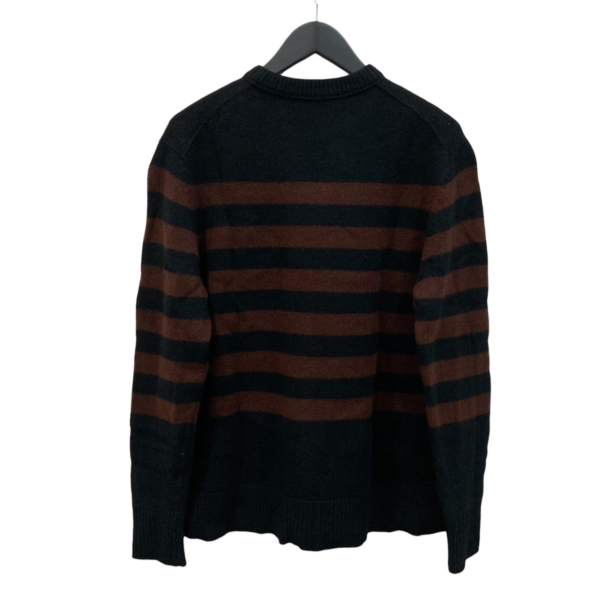 ACNE STUDIOS Striped Face Patch SweaterボーダーニットFA-UX-KNIT000035 古着・中古-3枚目のアイテム画像