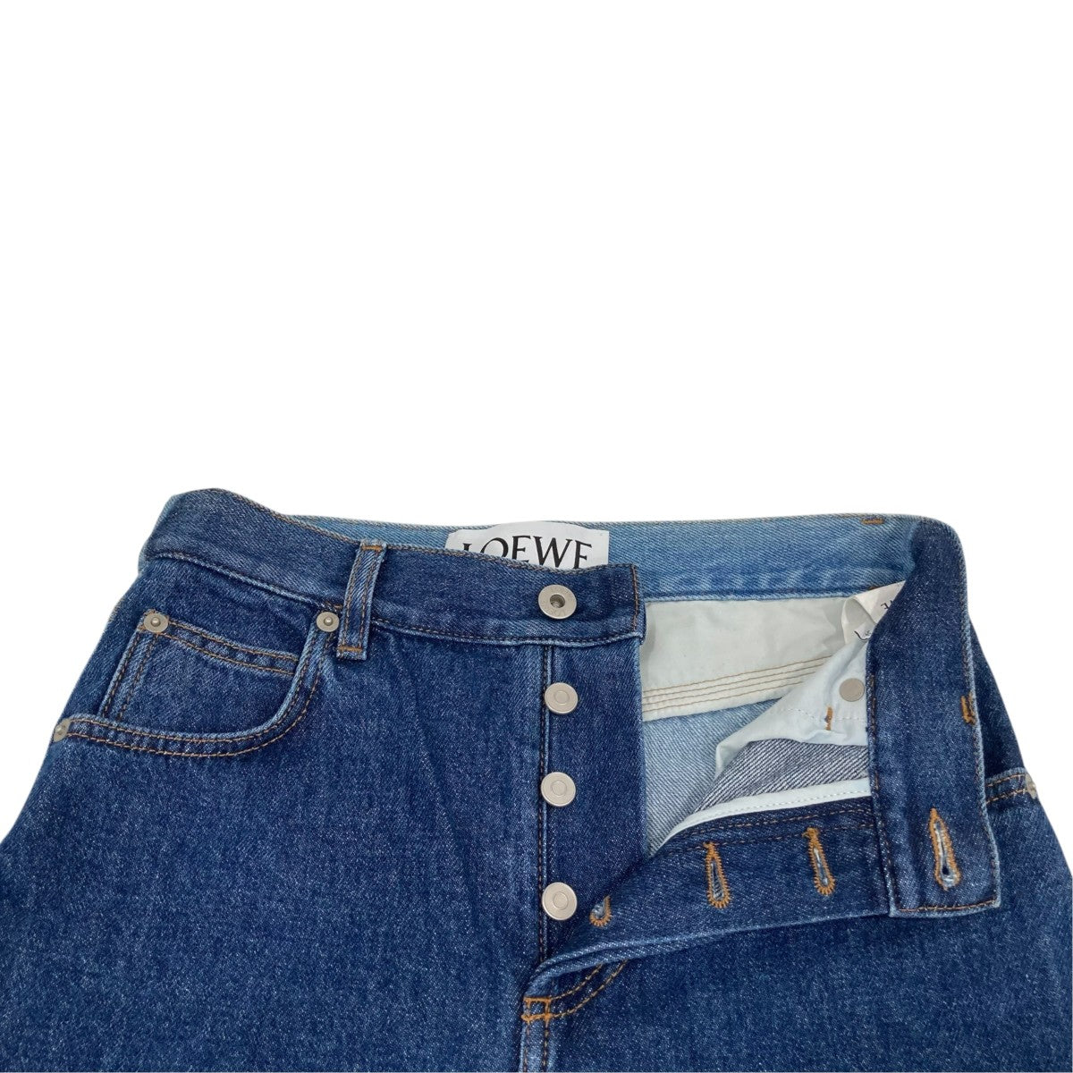 LOGO LEATHER PATCH COMBINATION COLORデニムパンツS359Y11X11