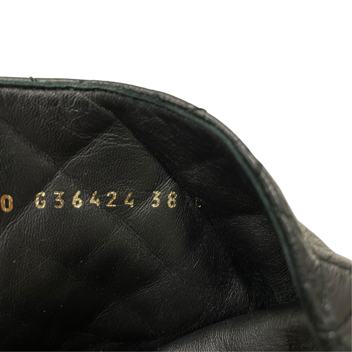 マトラッセキルティングショートブーツG36424