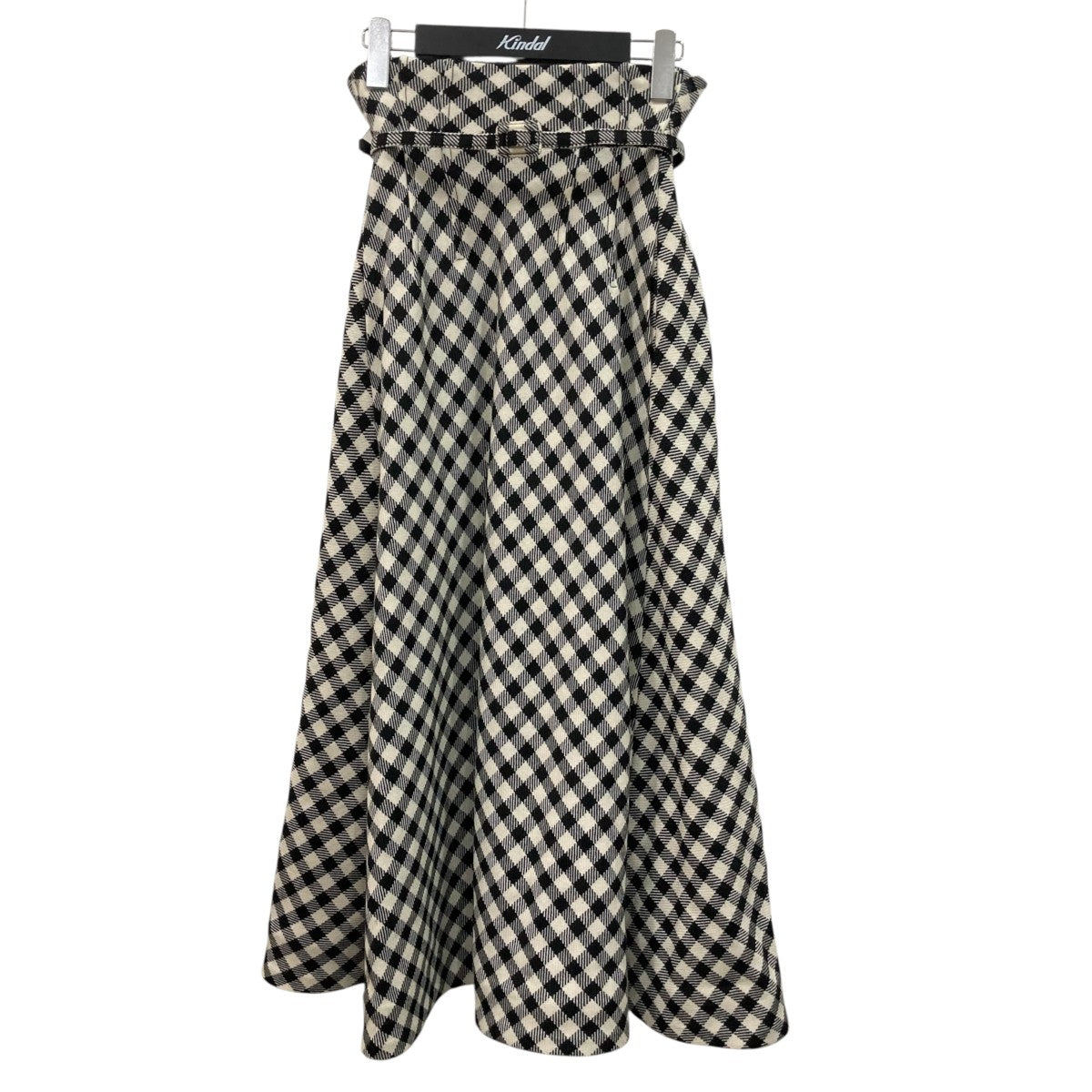 Christian Dior ベルト付きチェックスカート251J81A1269 古着・中古-1枚目のアイテム画像