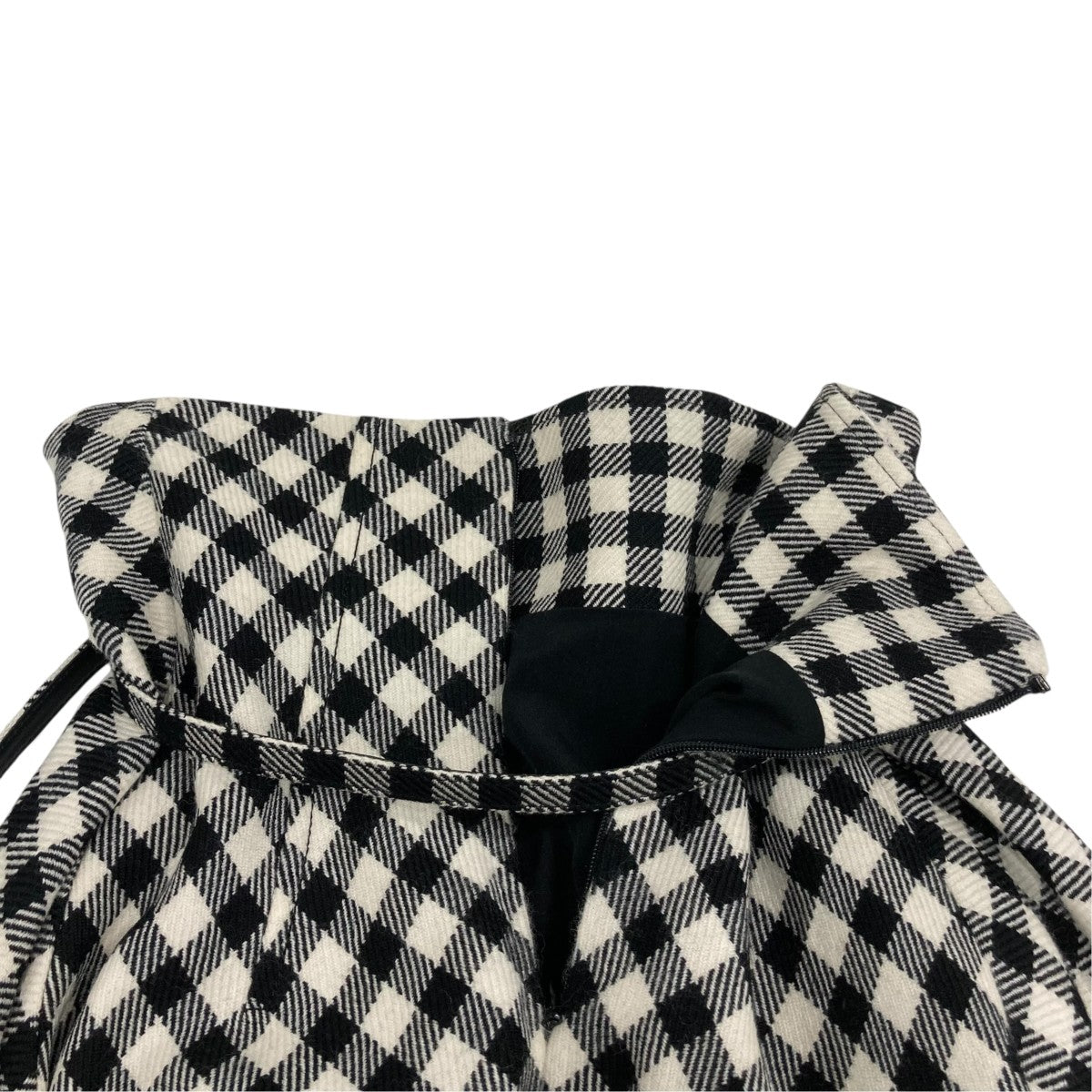 Christian Dior ベルト付きチェックスカート251J81A1269 古着・中古-4枚目のアイテム画像
