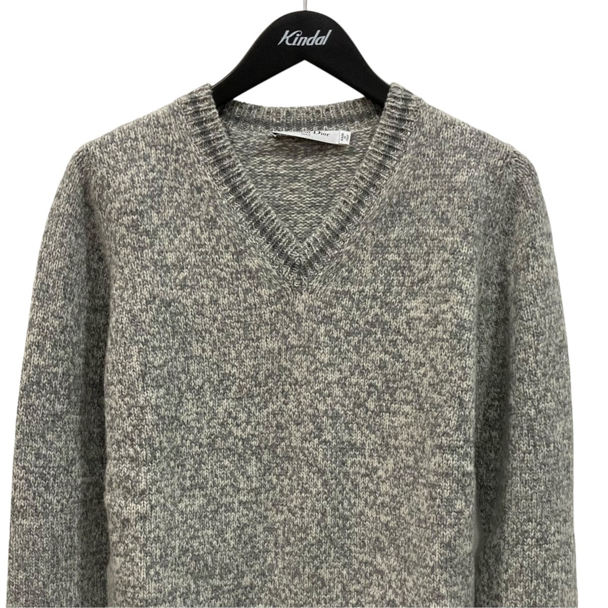 Christian Dior Back Logo CashmereVネックニット054S01AM303 古着・中古-2枚目のアイテム画像