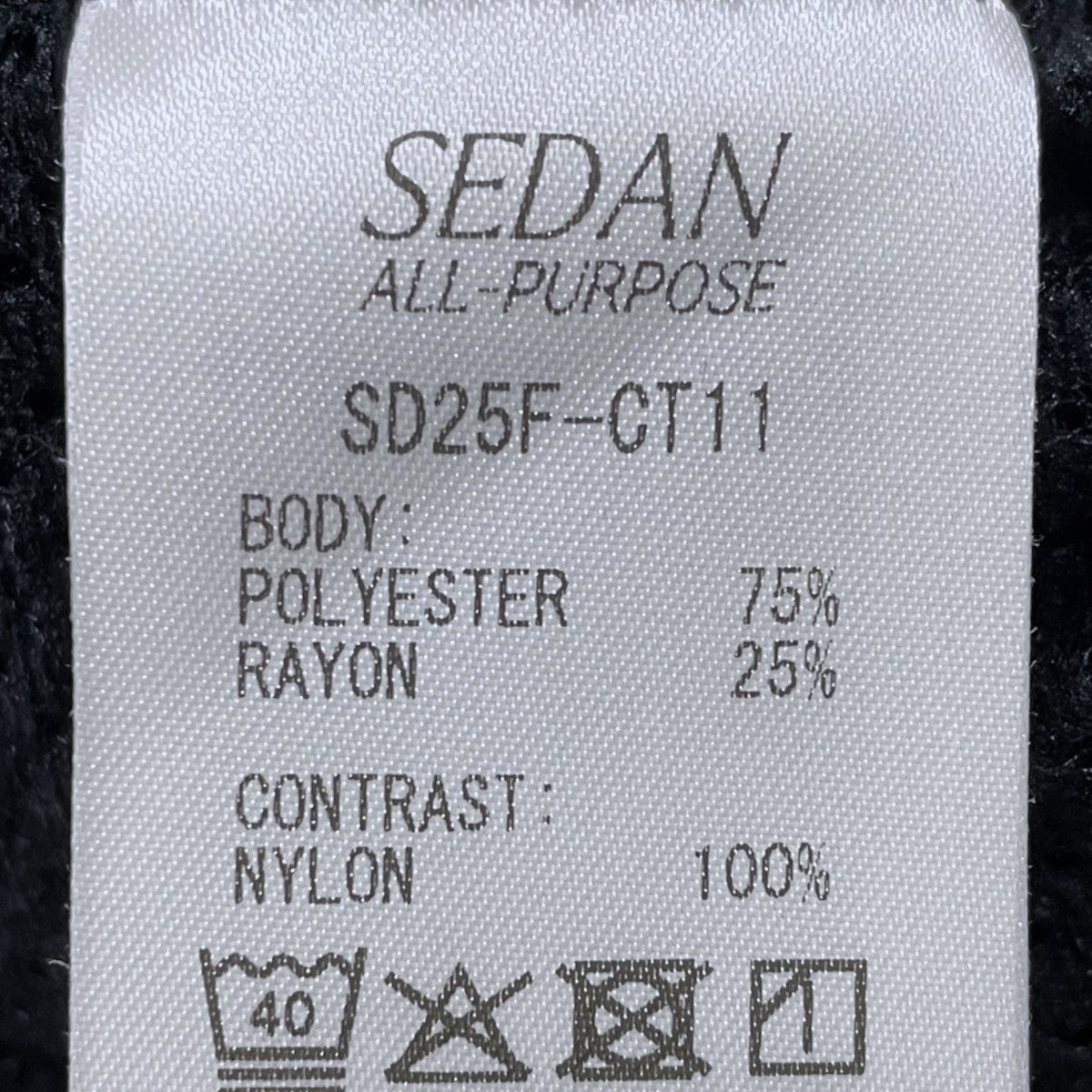 SEDAN ALL-PURPOSE 25AW プルオーバーフリースジャケット Fleece Snap Pullover フリース スナップ プルオーバー SD25F-CT11 古着・中古-7枚目のアイテム画像