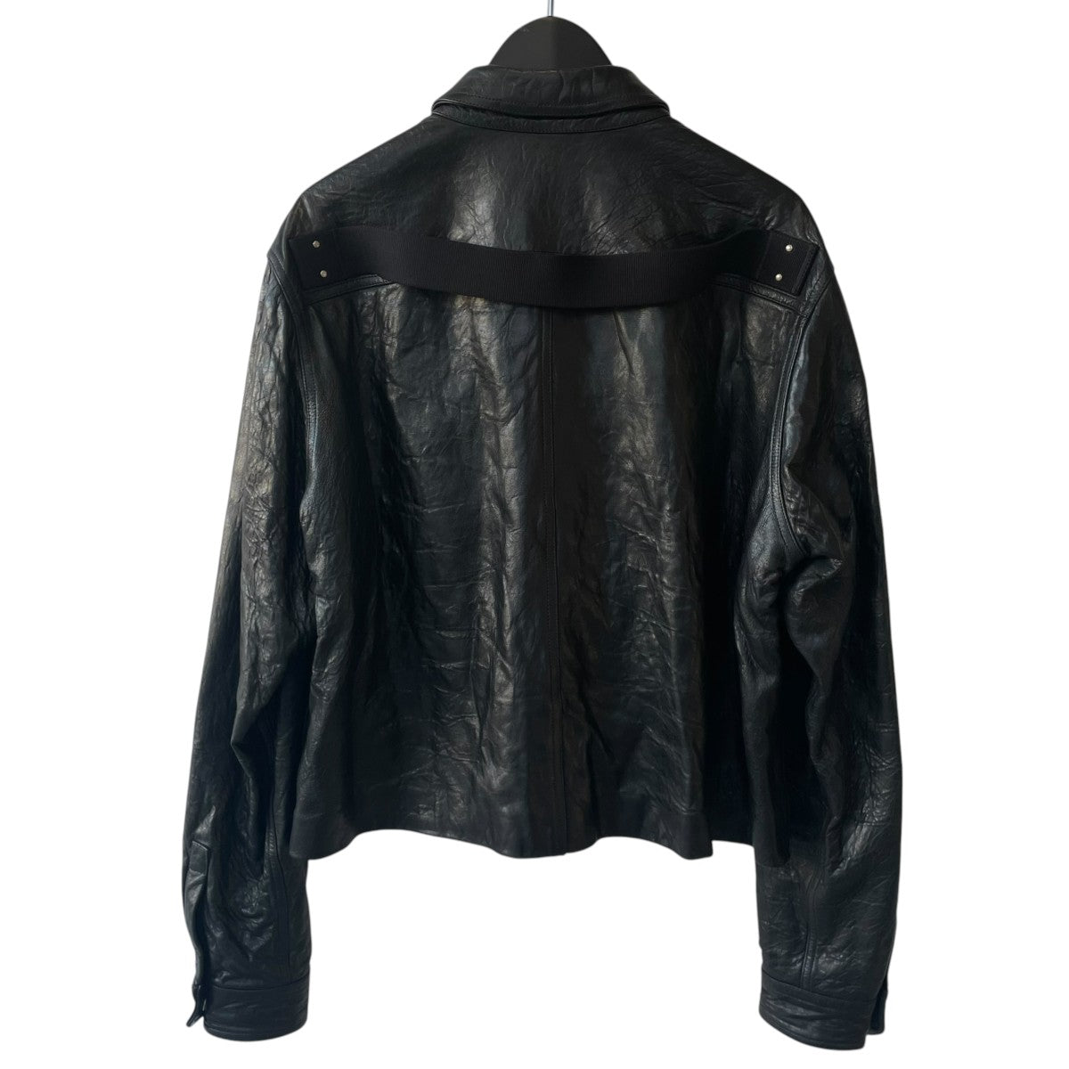 RICK OWENS 26SSTour Alice Leather ShirtレザーシャツRR01F2742 LBEES6 古着・中古-2枚目のアイテム画像