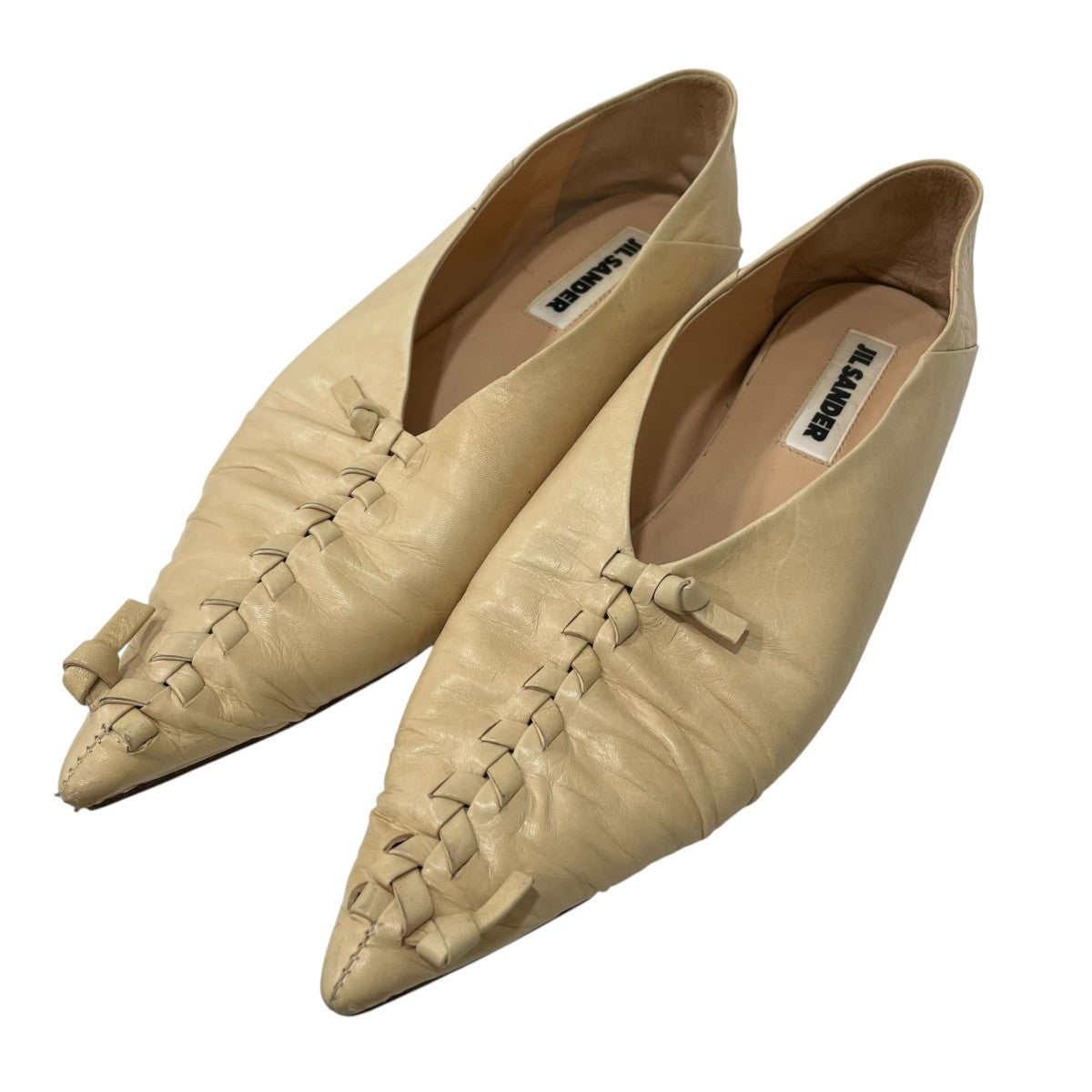 JIL SANDER フラットパンプス 古着・中古-1枚目のアイテム画像