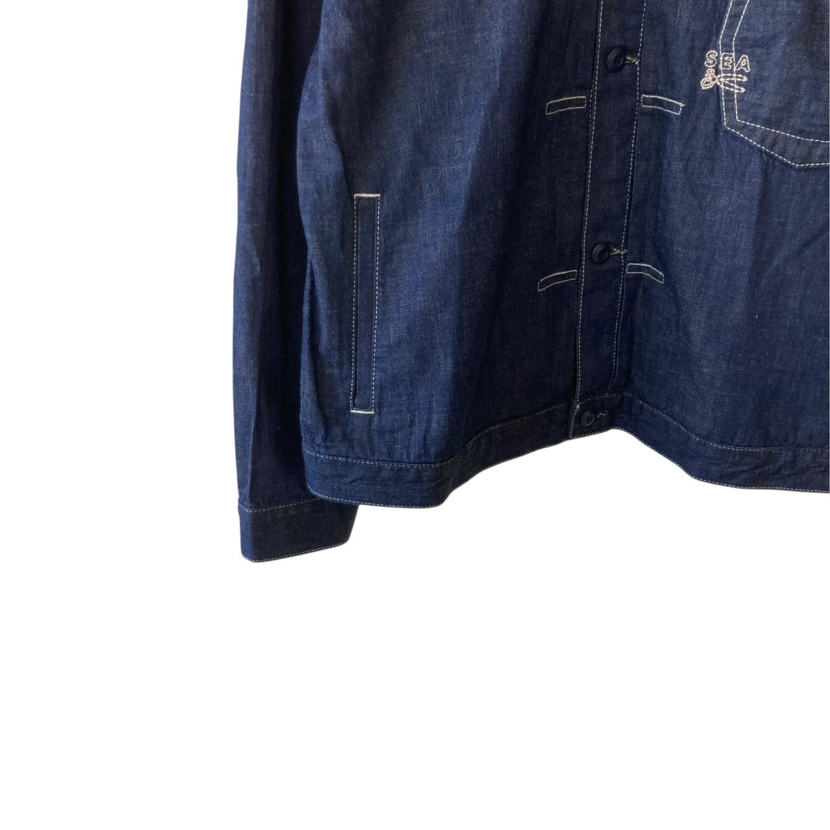 Denham×WIND AND SEA JOURNEYSHIRTデニムジャケット 古着・中古-4枚目のアイテム画像