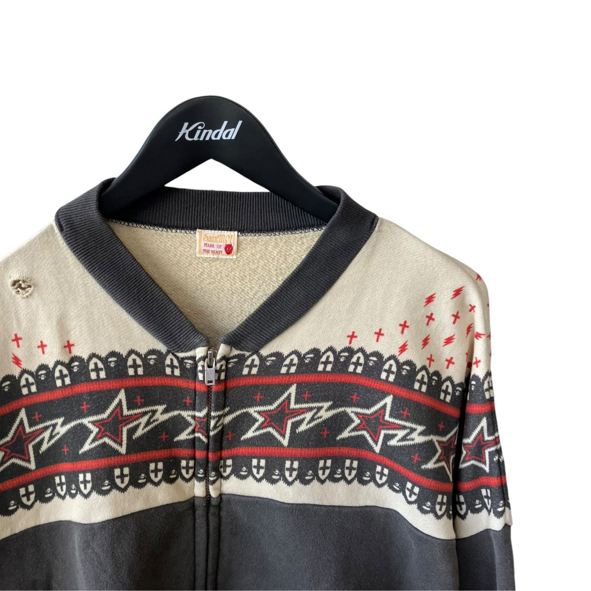 SAINT MICHAEL×A BATHING APE 26SSBAPE ZIP CARDIGANカーディガンSM-MK8-0000-C52 古着・中古-3枚目のアイテム画像