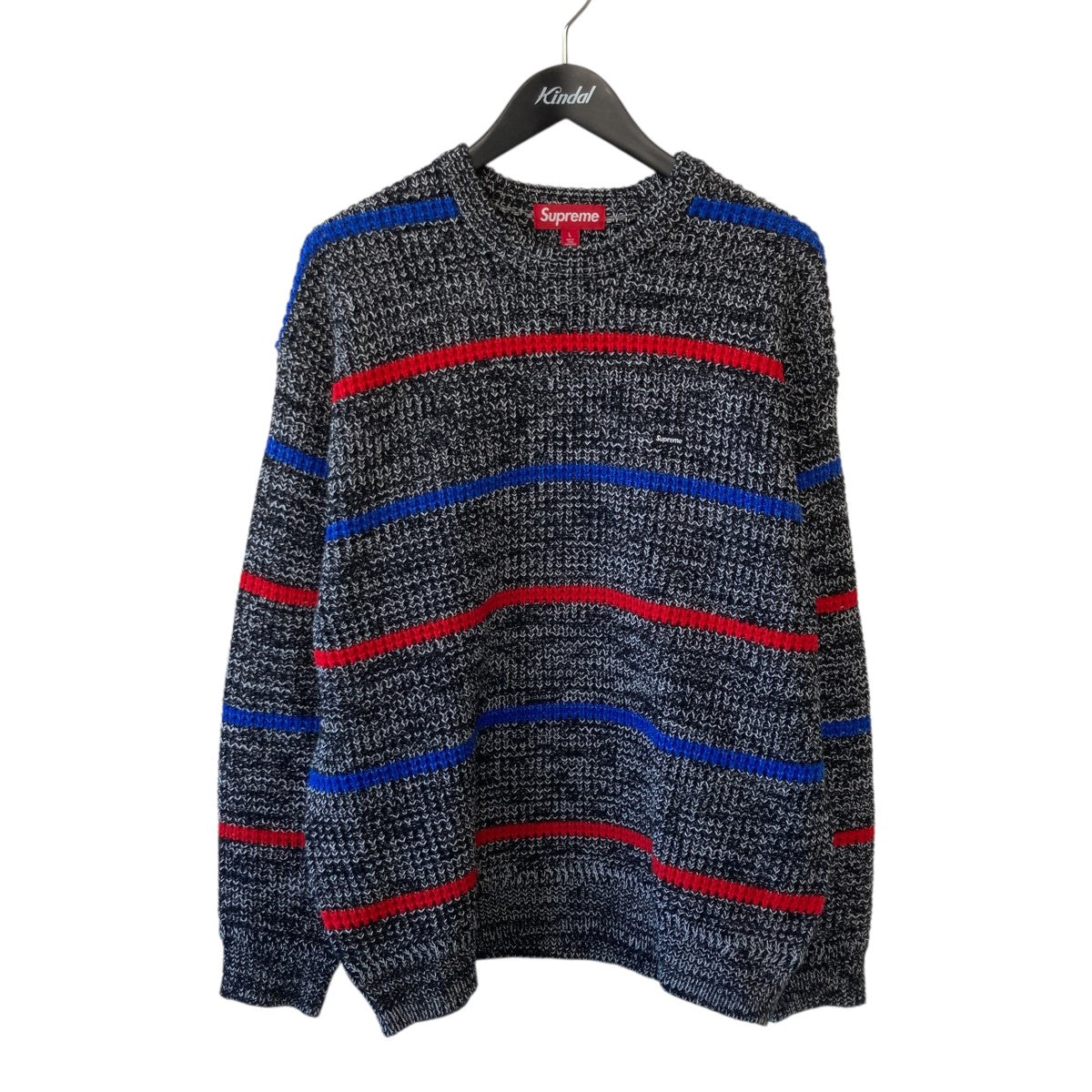 Supreme 24AWWAFFLE SMALL BOX SWEATERニット 古着・中古-1枚目のアイテム画像