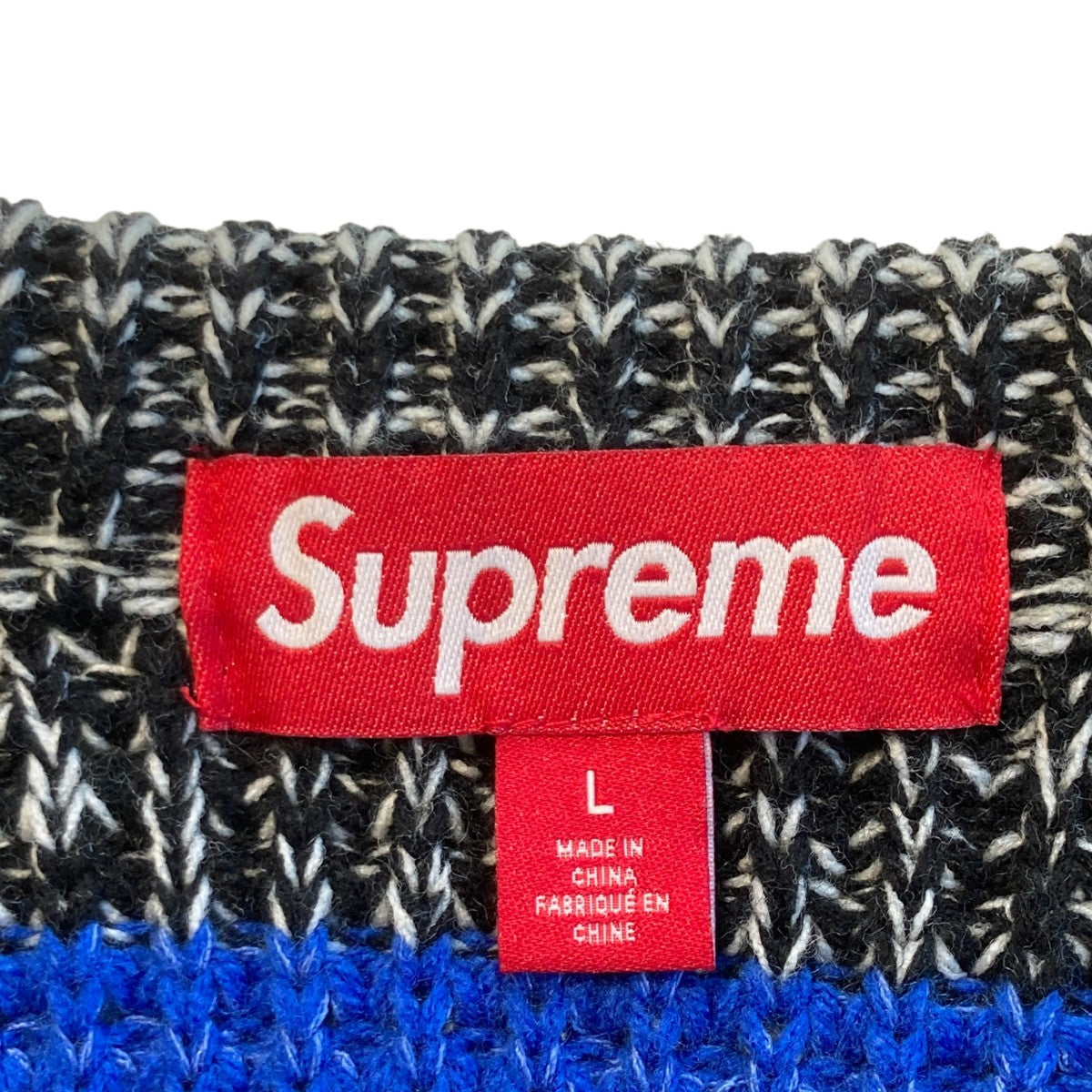 Supreme 24AWWAFFLE SMALL BOX SWEATERニット 古着・中古-5枚目のアイテム画像