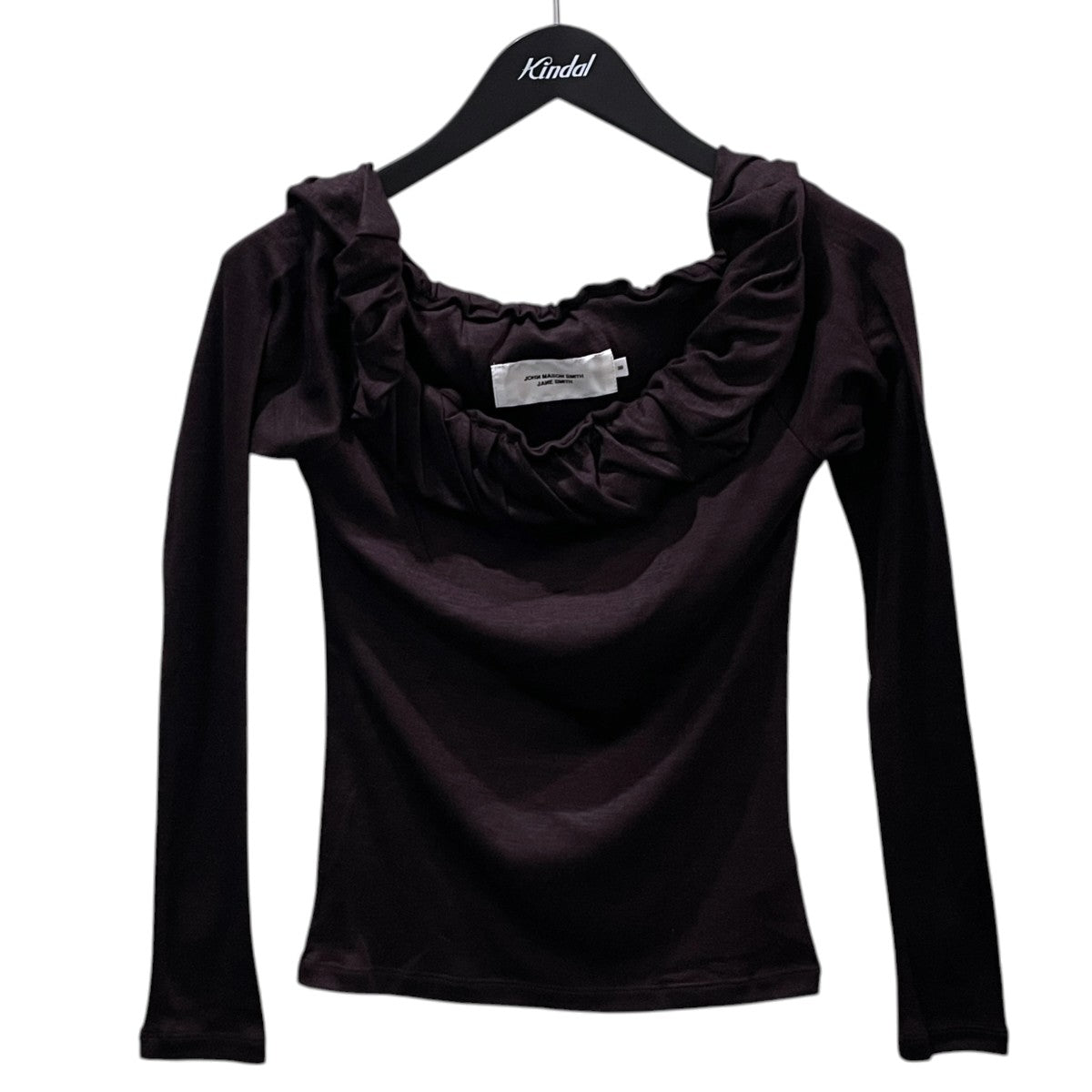 26AW オフショルダーニットセーター WOOL RIB TWISTED OFF SHOULDER PULLOVER ウール リブ ツイステッド オフショルダー プルオーバー 26WCT-#707L