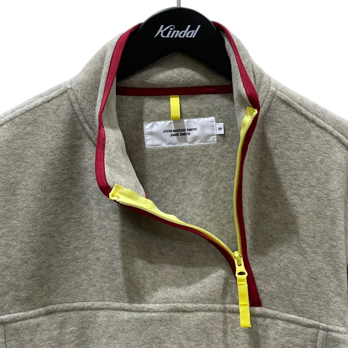 26AW プルオーバーフリースジャケット PIPING FLEECE HALF ZIP BLOUSON パイピングフリースハーフジップブルゾン 26WCT-#722L