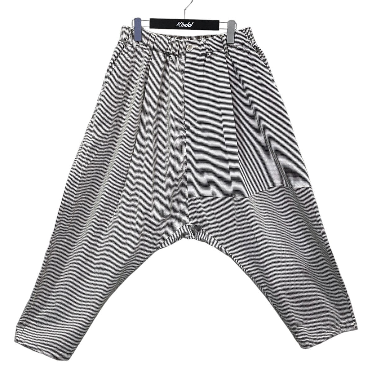 Engineered Garments ストライプ柄イージーサルエルパンツ Sarrouel Pant - St． Combo - サルエルパンツ ストライプコンボ 古着・中古-3枚目のアイテム画像