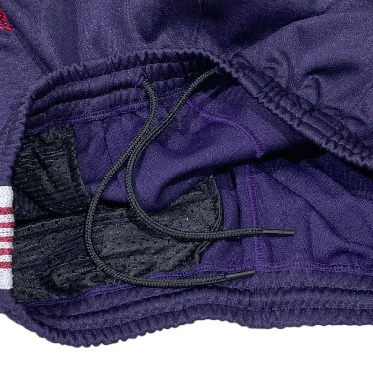 Needles 19SS ワイドイージーパンツ H．D． Track Pant - Poly Smooth ヒザデルトラックパンツ - ポリスムース EJ200 古着・中古-3枚目のアイテム画像