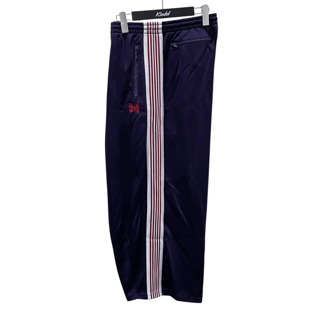 Needles 19SS ワイドイージーパンツ H．D． Track Pant - Poly Smooth ヒザデルトラックパンツ - ポリスムース EJ200 古着・中古-4枚目のアイテム画像