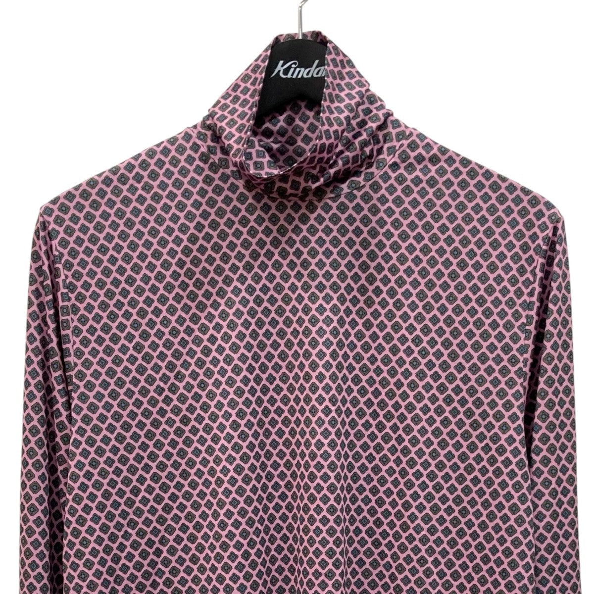 Dries Van Noten 18aw 総柄タートルカットソー ロンT DRIES VAN NOTEN(ドリスヴァンノッテン) タートルネックカットソー