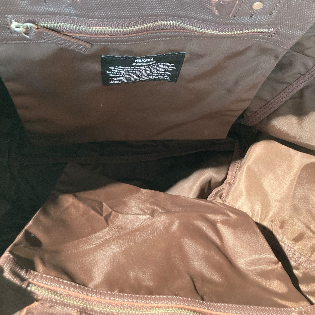 FUCK FINGER EMBROIDED TOTE BAGかばん