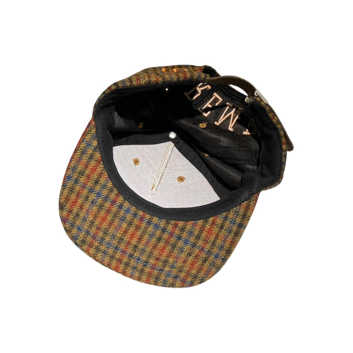 Supreme(シュプリーム) Tweed Back Arc 5-Panel Capチェックキャップ