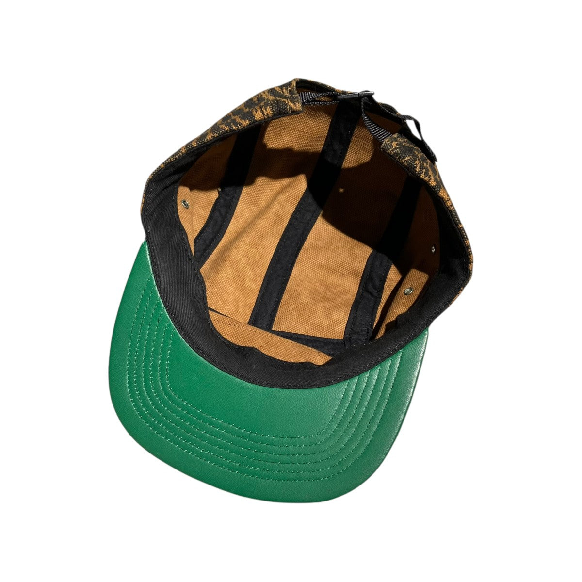 Supreme(シュプリーム) 13SSLeopard Leather Visor Camp Capキャップ