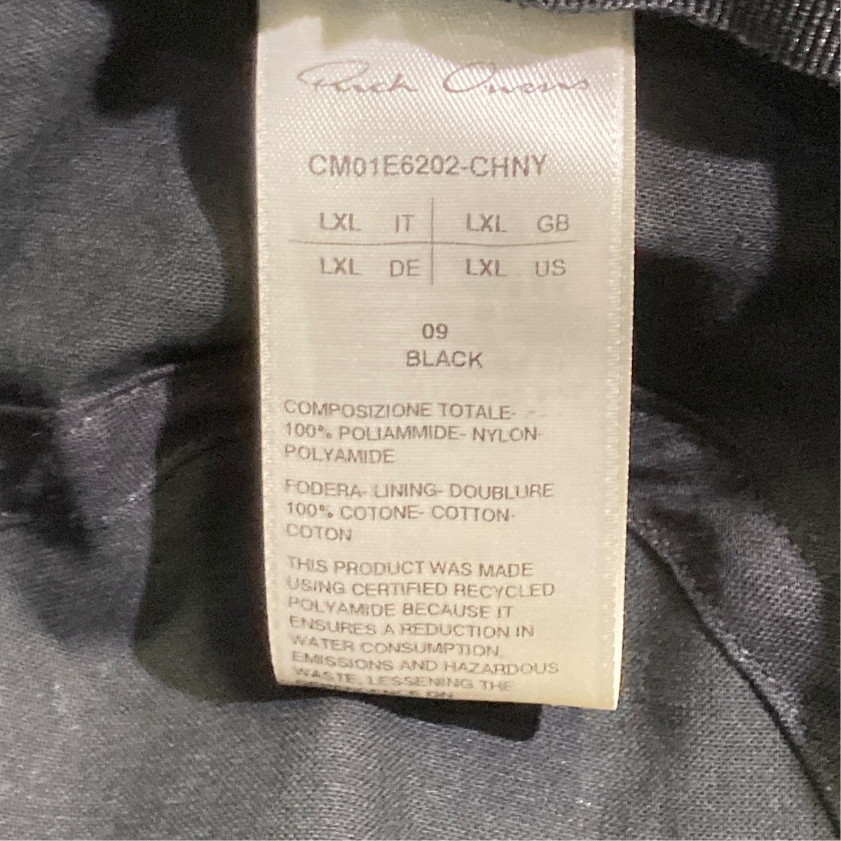 RICK OWENS×Champion バケットハットcm01e6202-chny 古着・中古-5枚目のアイテム画像