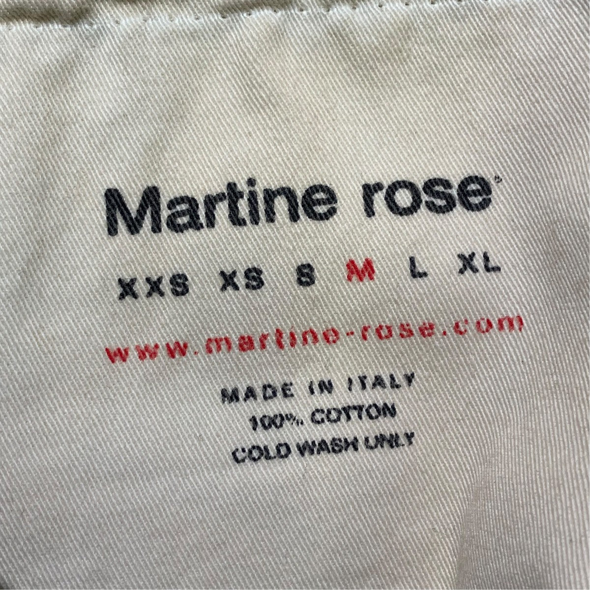 Martine rose SIDE ZIP JEANデニムパンツmraw22-225 古着・中古-5枚目のアイテム画像