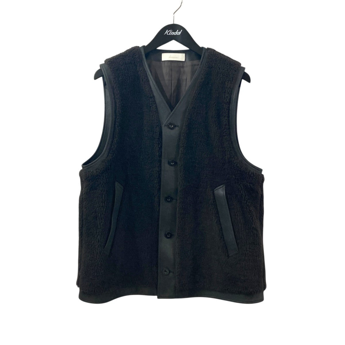 IRENISA BOXY SINGLE BREASTED VESTベストIH-23AW-V003-TA 古着・中古-1枚目のアイテム画像