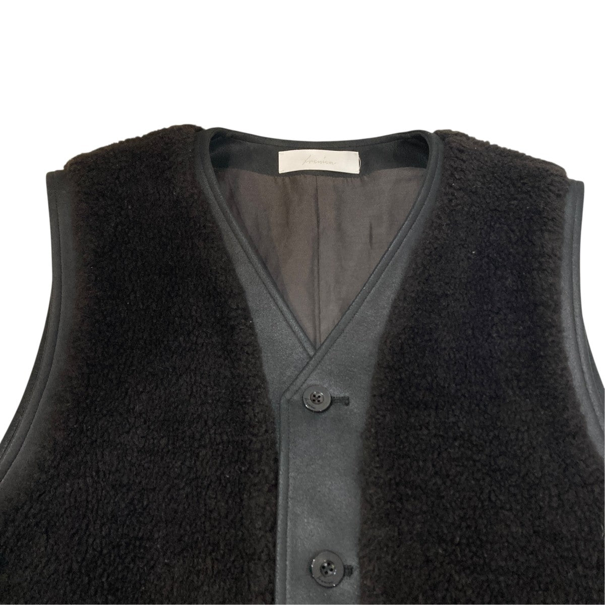 IRENISA BOXY SINGLE BREASTED VESTベストIH-23AW-V003-TA 古着・中古-3枚目のアイテム画像