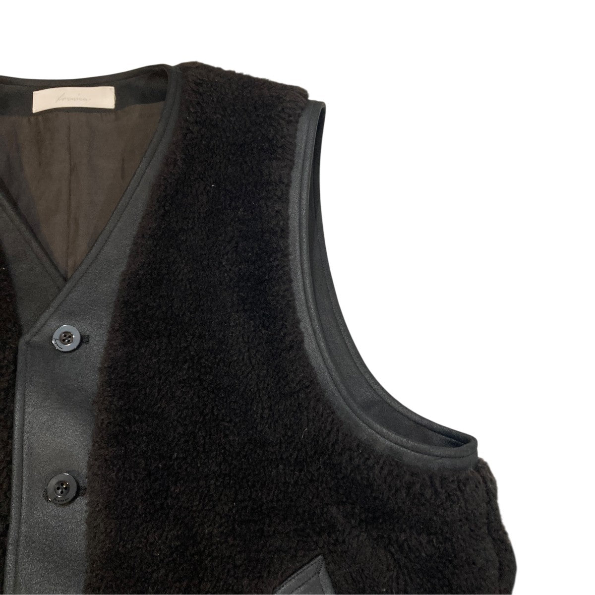 IRENISA BOXY SINGLE BREASTED VESTベストIH-23AW-V003-TA 古着・中古-5枚目のアイテム画像