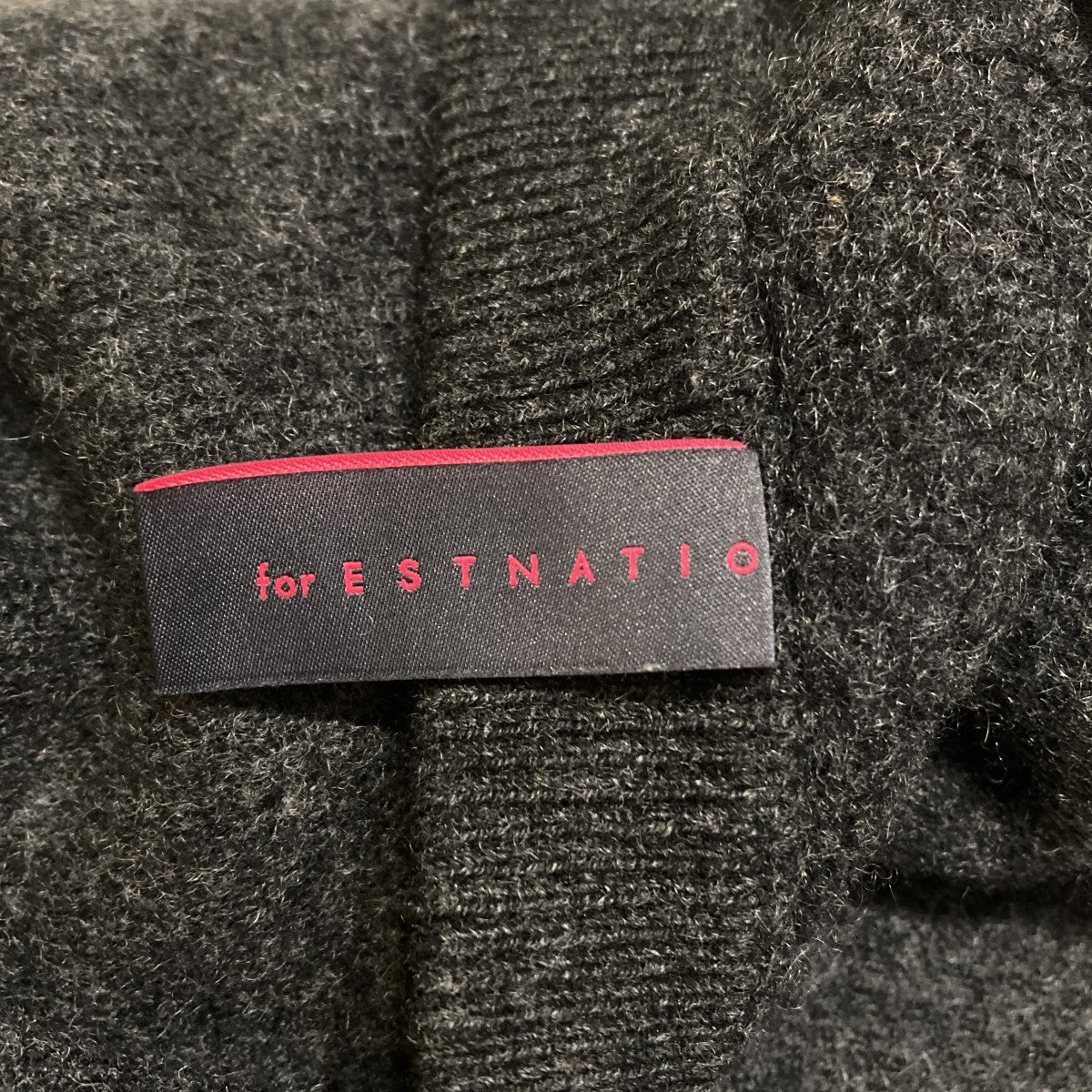 ESTNATION×ハラダマニア Cashmere Crewneck Knitニット12-234-12-100082 古着・中古-7枚目のアイテム画像