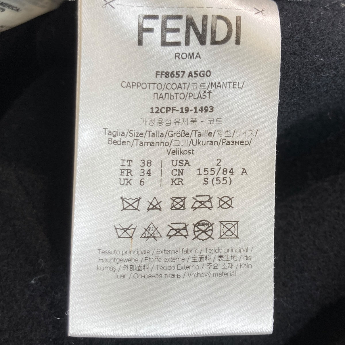 フォックスファーポケット ケープコート12CPF-19-1493