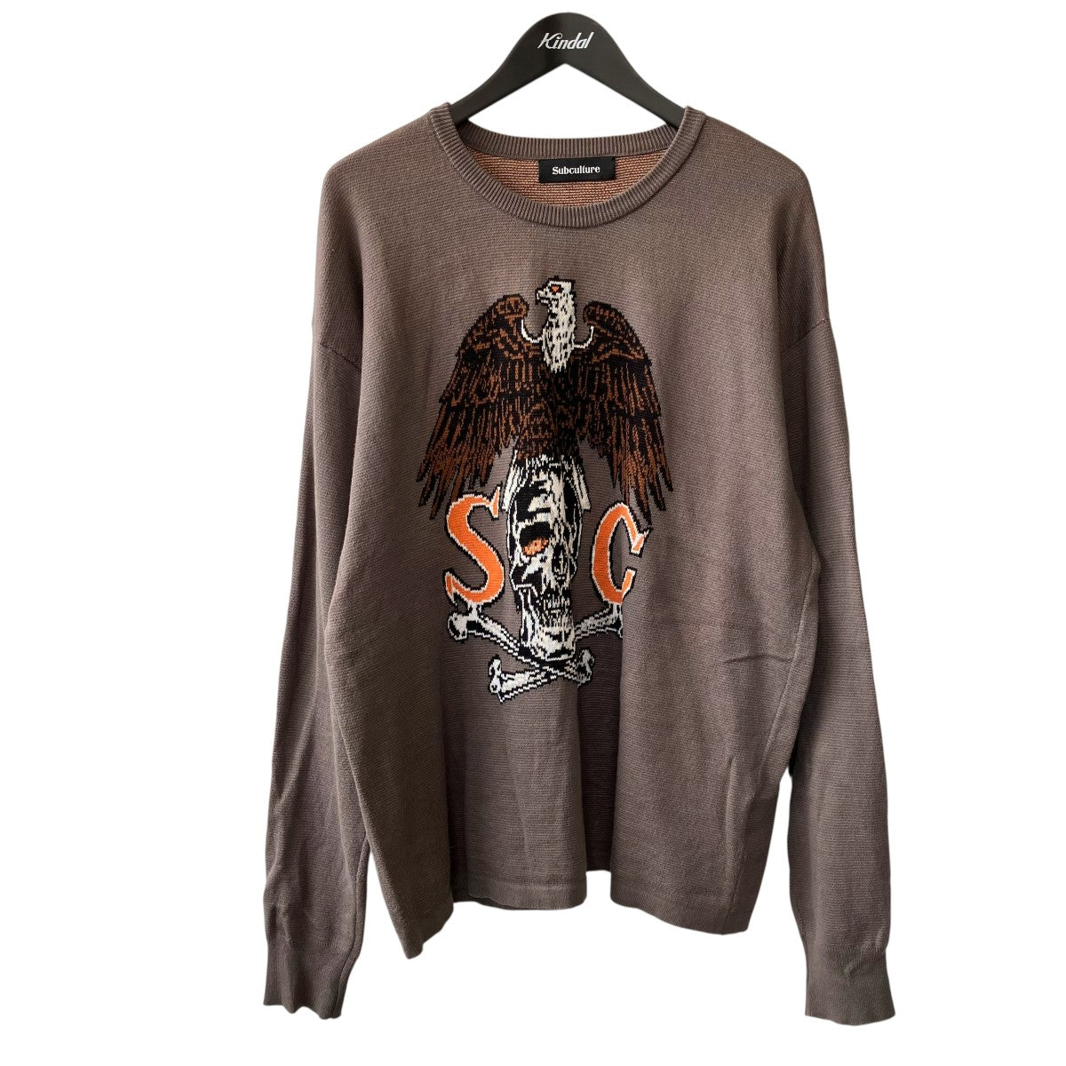 JACQUARD COTTON KNITニットセーターSCKT-A2302