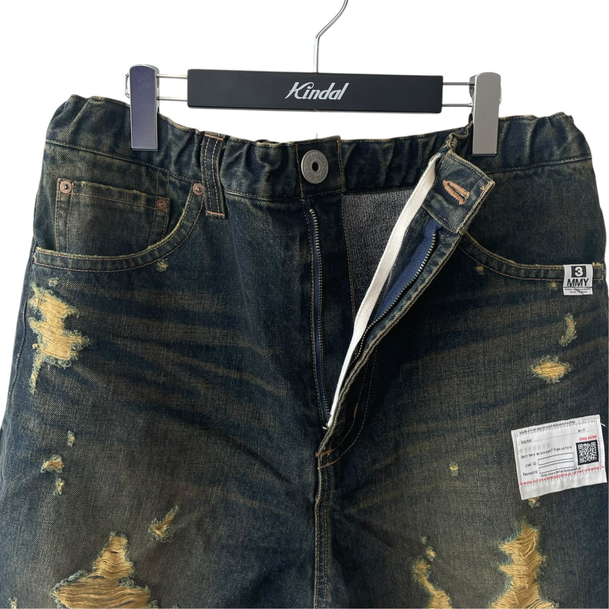 Maison MIHARA YASUHIRO MMY WAIST LAYERED JEANSレイヤードパンツA15PT023 古着・中古-3枚目のアイテム画像