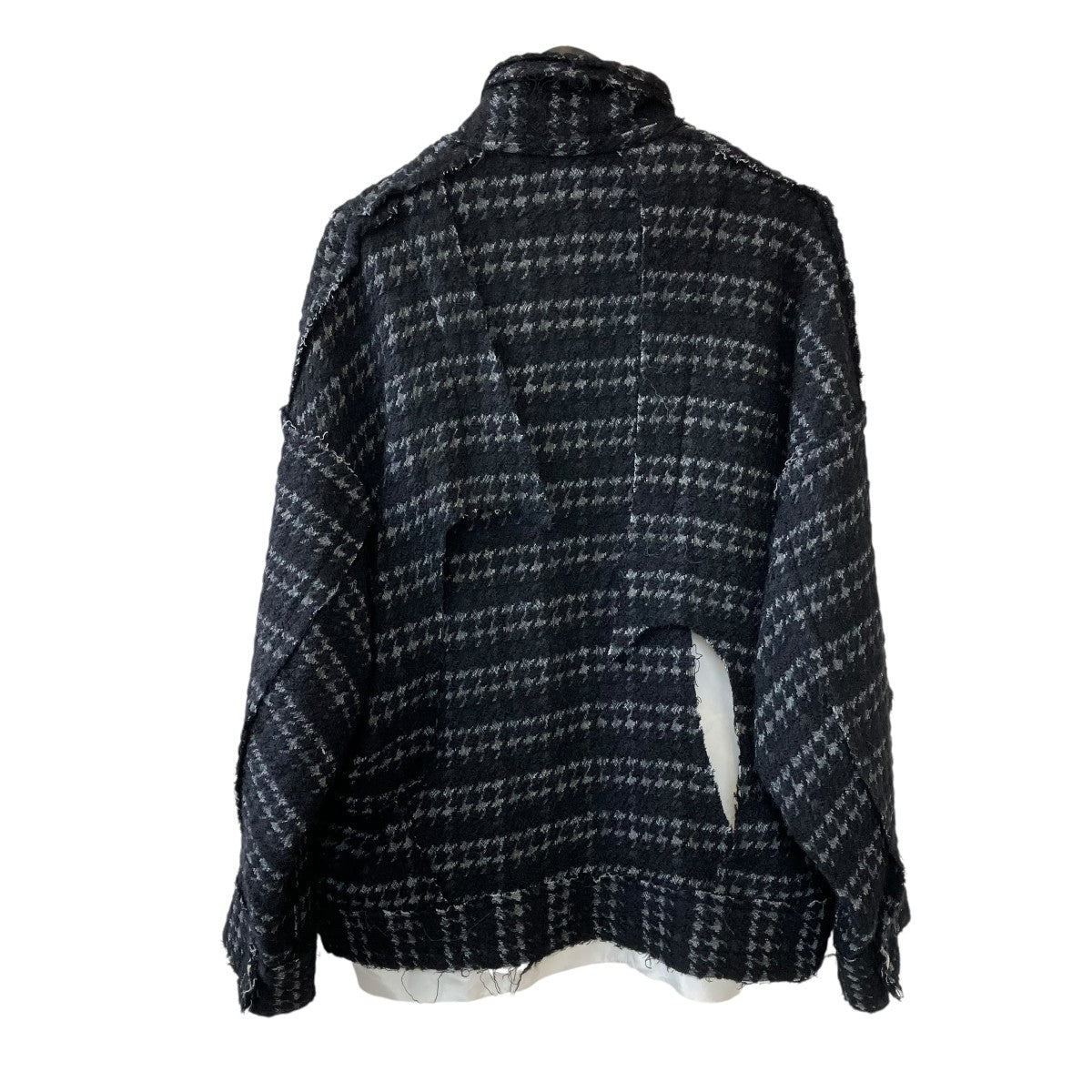 Houndstooth over blousonハウンドトゥースオーバーサイズブルゾンSS-C02-500