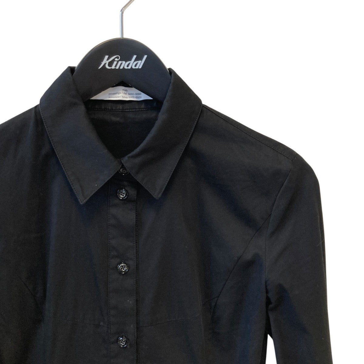 BUTTONED PEPLUM SHIRTS長袖シャツ