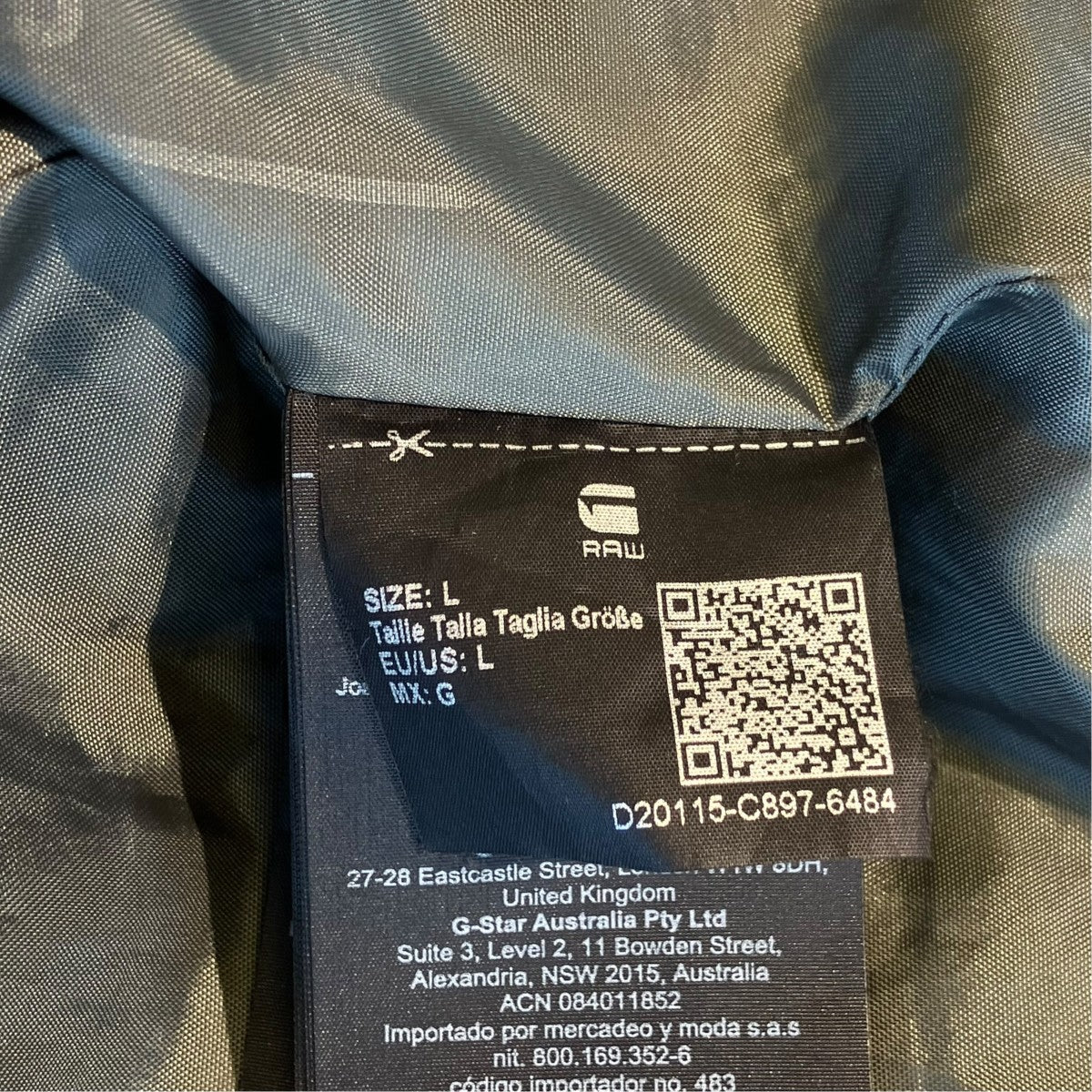 G-STAR RAW Field Puffer JacketダウンジャケットD20115-C897-6484 古着・中古-5枚目のアイテム画像