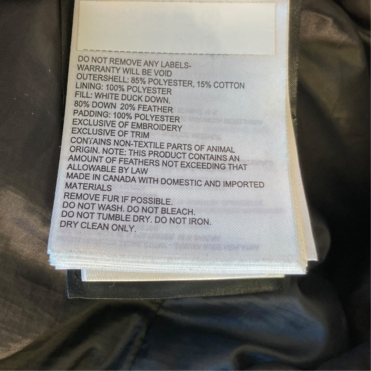 CANADA GOOSE Chateau Parkaダウンジャケット3426MB 古着・中古-6枚目のアイテム画像