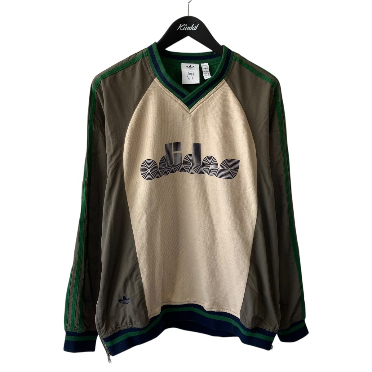 adidas×BRAIN DEAD BRAIN DEAD CREWカットソーJN7153 古着・中古-1枚目のアイテム画像