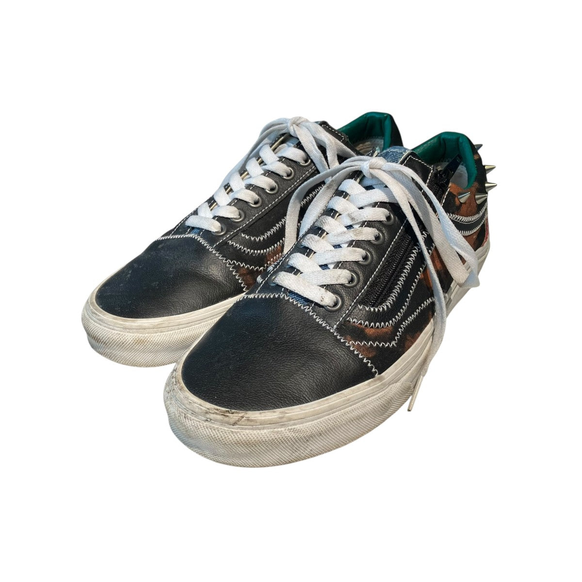 VANS Old Skool Zip MultiスニーカーVN0A34939GB 古着・中古-1枚目のアイテム画像