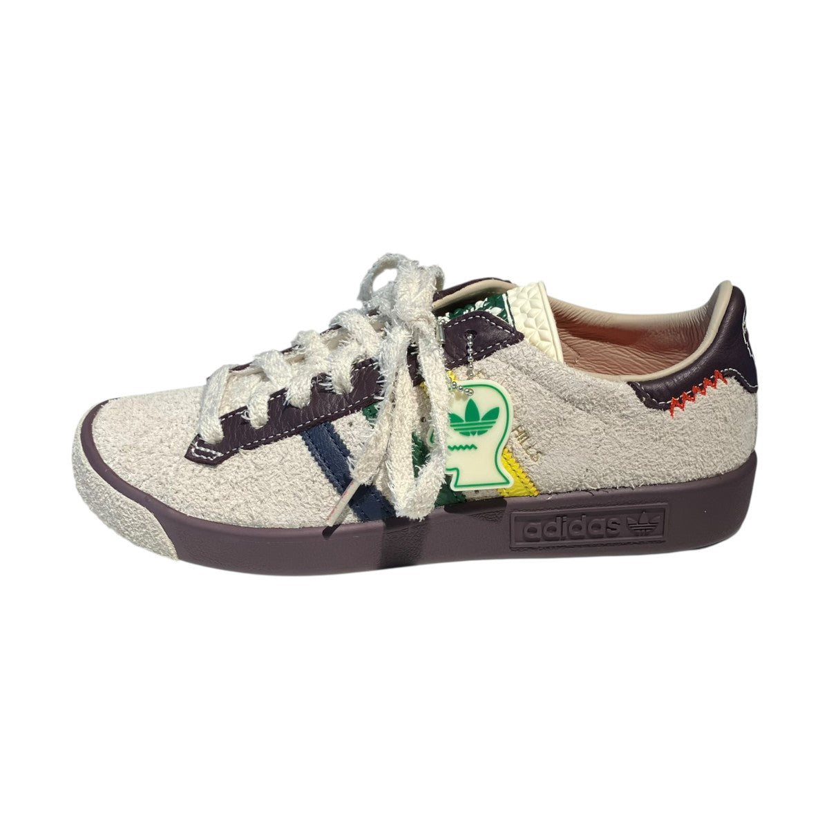 adidas×BRAIN DEAD Forest Hills Cream WhiteスニーカーJR7943 古着・中古-2枚目のアイテム画像