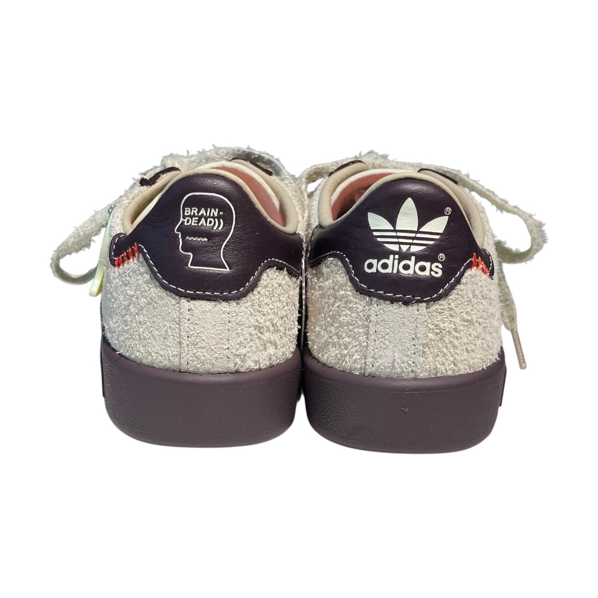 adidas×BRAIN DEAD Forest Hills Cream WhiteスニーカーJR7943 古着・中古-4枚目のアイテム画像