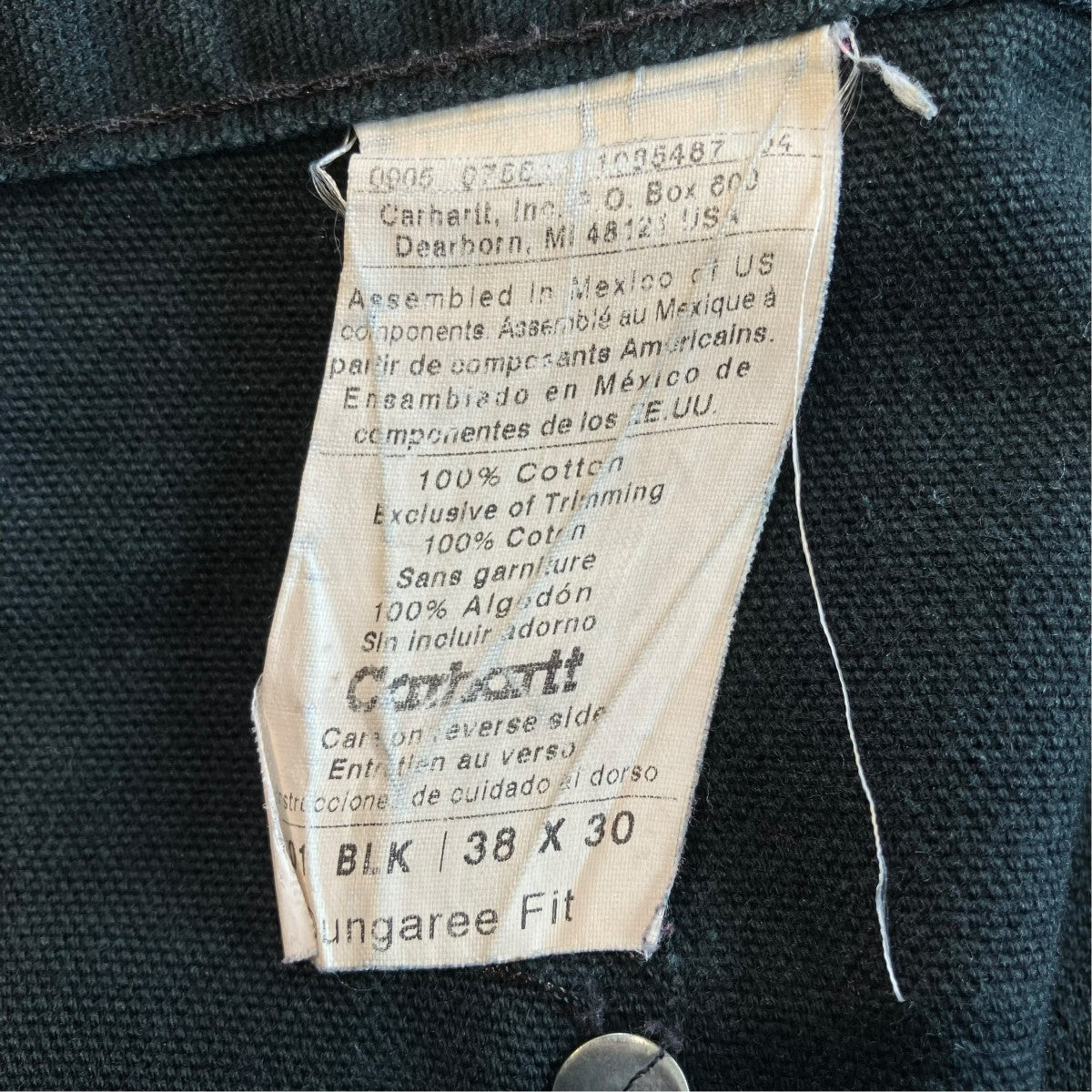 CarHartt ペインターパンツb01-blk 古着・中古-6枚目のアイテム画像
