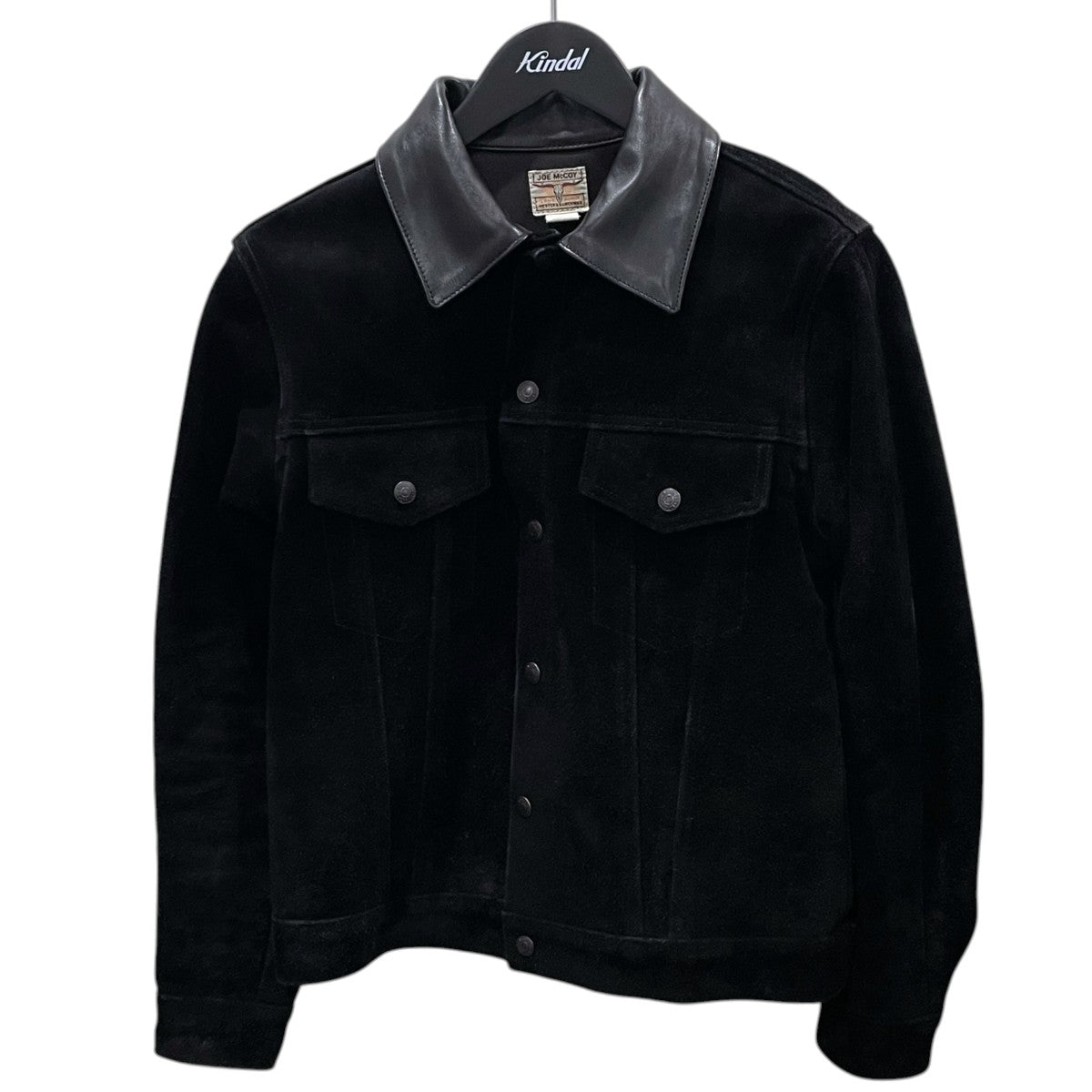 Joe McCOY レザージャケット ROUGH OUT LEATHER WESTERN JACKET ラフアウトレザーウエスタンジャケット 古着・中古-1枚目のアイテム画像