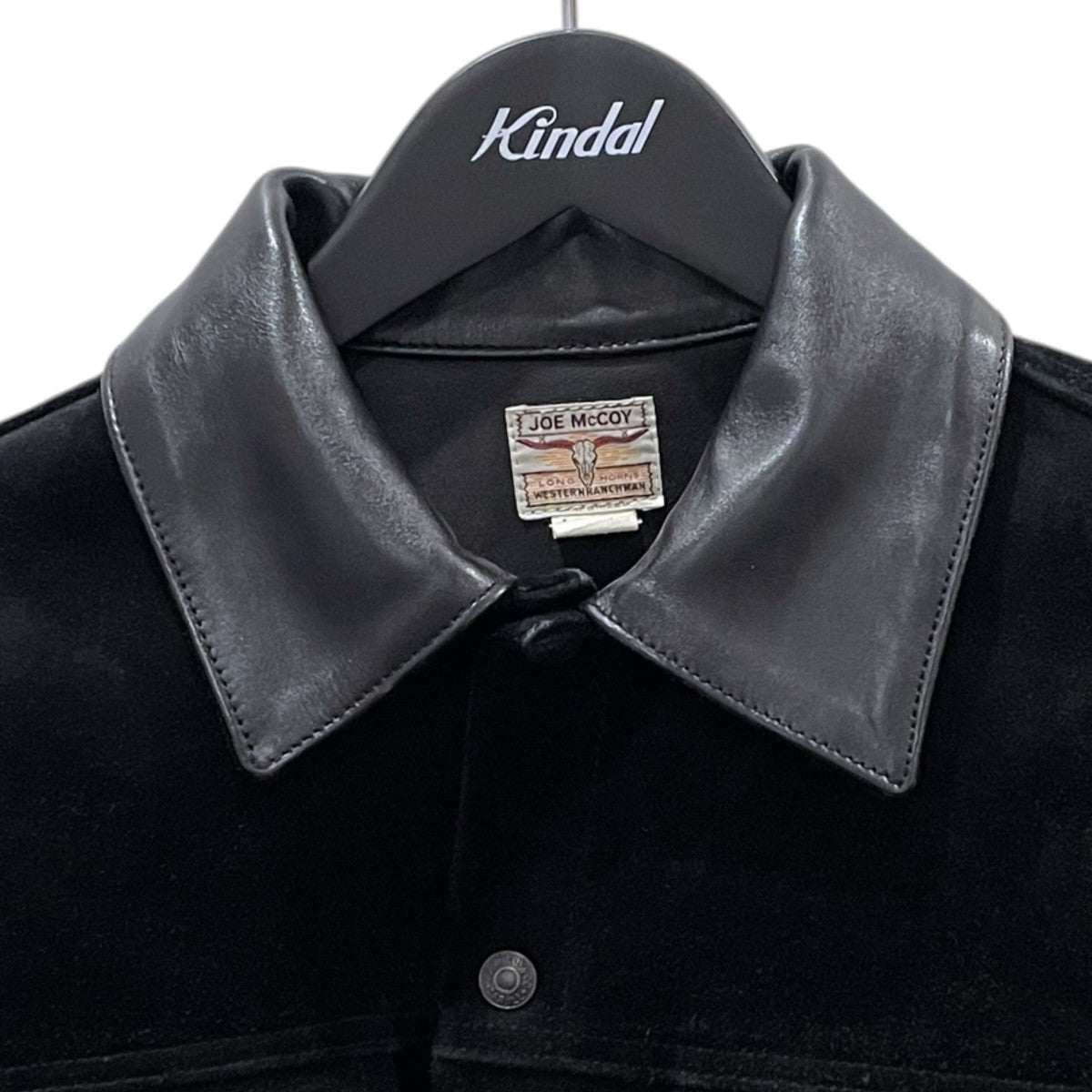 Joe McCOY レザージャケット ROUGH OUT LEATHER WESTERN JACKET ラフアウトレザーウエスタンジャケット 古着・中古-3枚目のアイテム画像