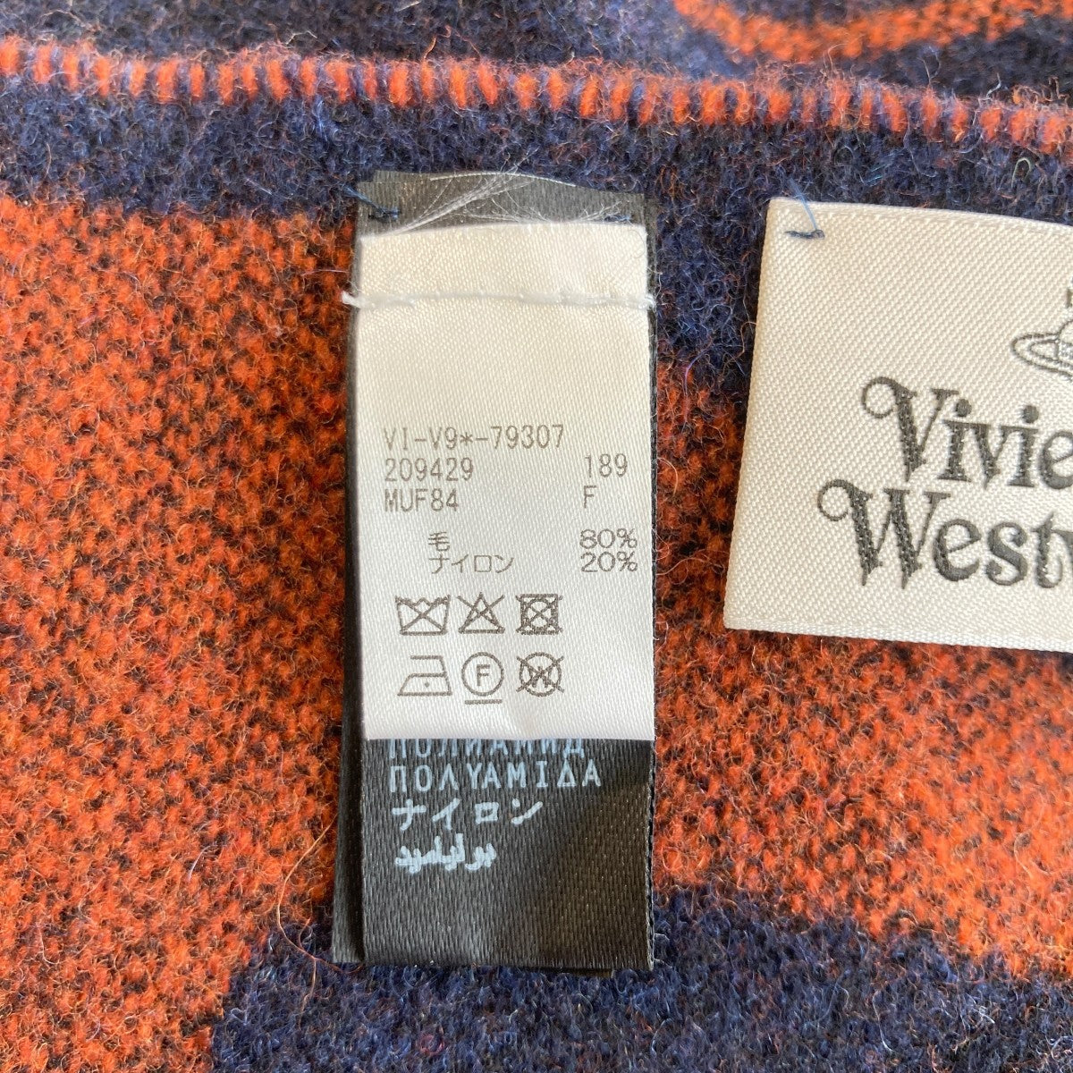 Vivienne Westwood マフラーMUF84 古着・中古-4枚目のアイテム画像