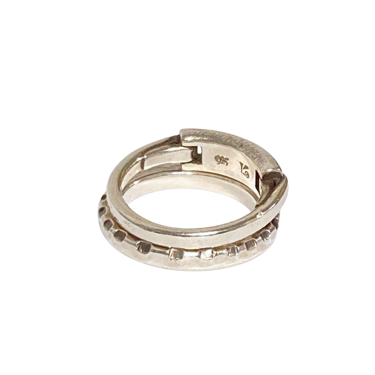 WERKSTATT MUNCHEN RING COMBINATION TAG2連リングM1221 古着・中古-3枚目のアイテム画像