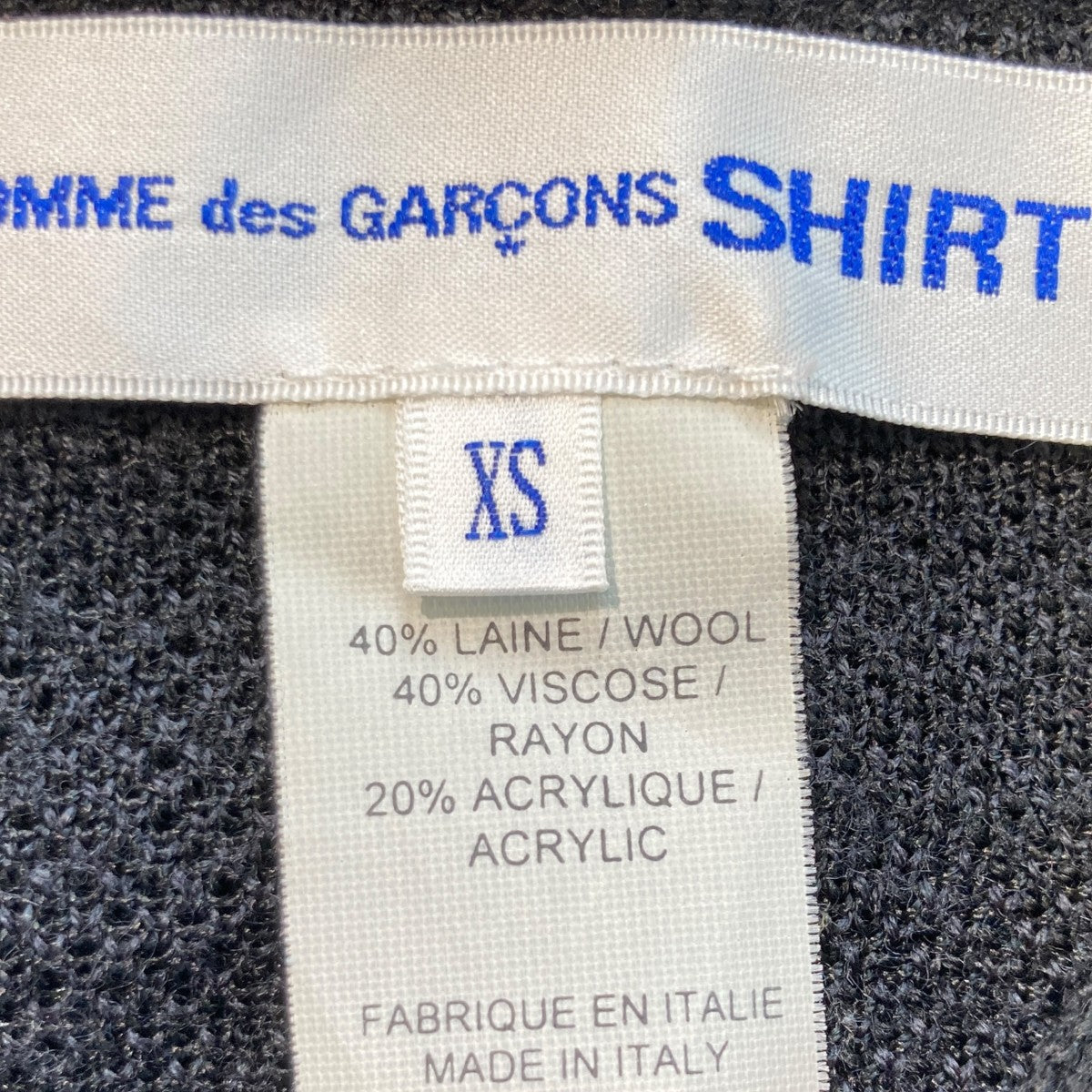 COMME des GARCONS SHIRT カーディガンW20622 古着・中古-4枚目のアイテム画像