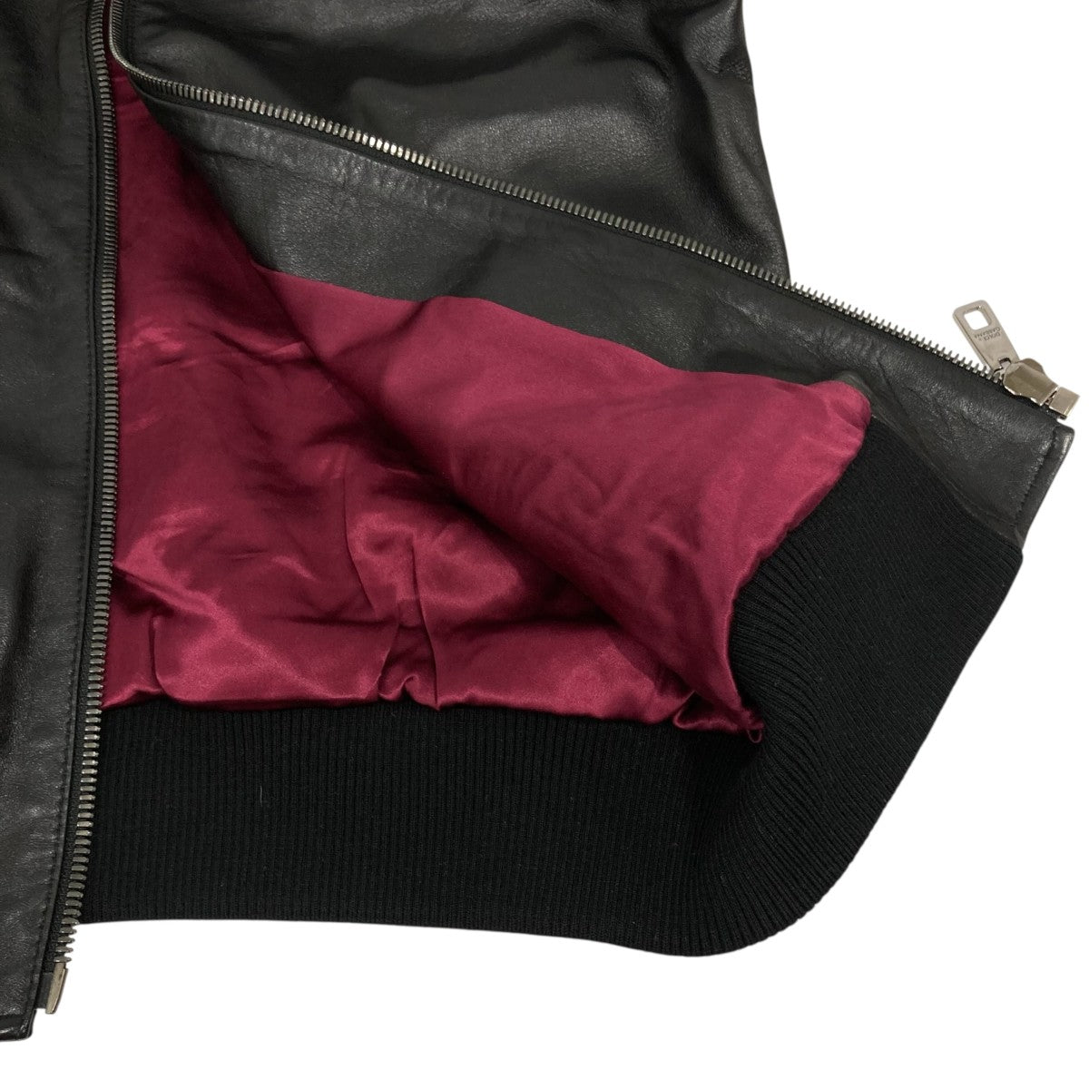 DOLCE ＆ GABBANA レザージップパーカーG9LU4L-H 古着・中古-5枚目のアイテム画像