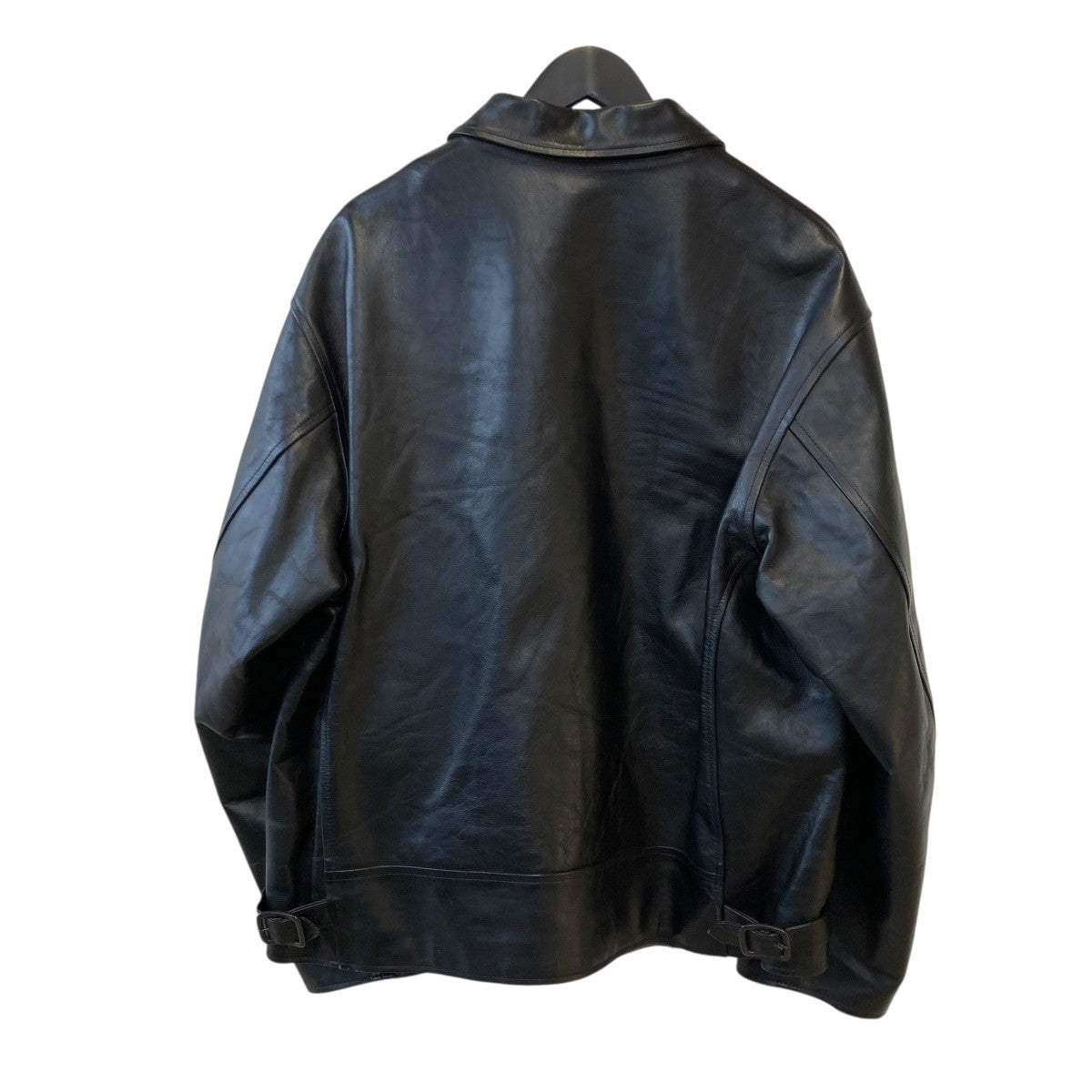 Yohji Yamamoto pour homme×ISAMU KATAYAMA BACKLASH 6．1 THE MAN BLOUSONレザージャケットHE-Y51-701 古着・中古-2枚目のアイテム画像