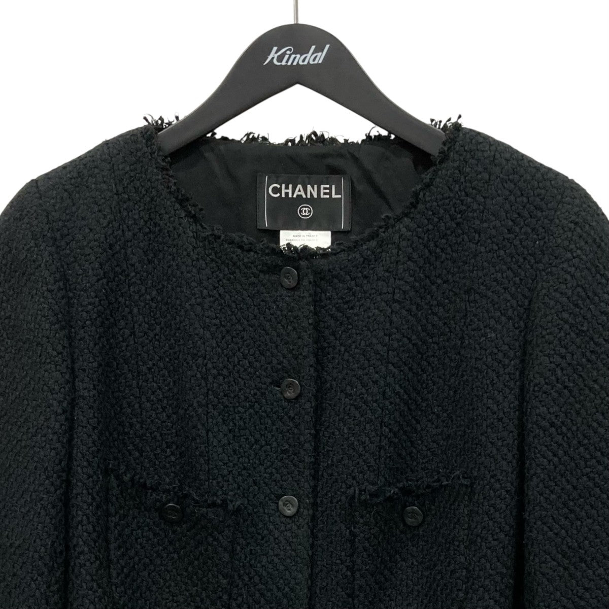 CHANEL ノーカラージャケットP28172V18282 古着・中古-2枚目のアイテム画像